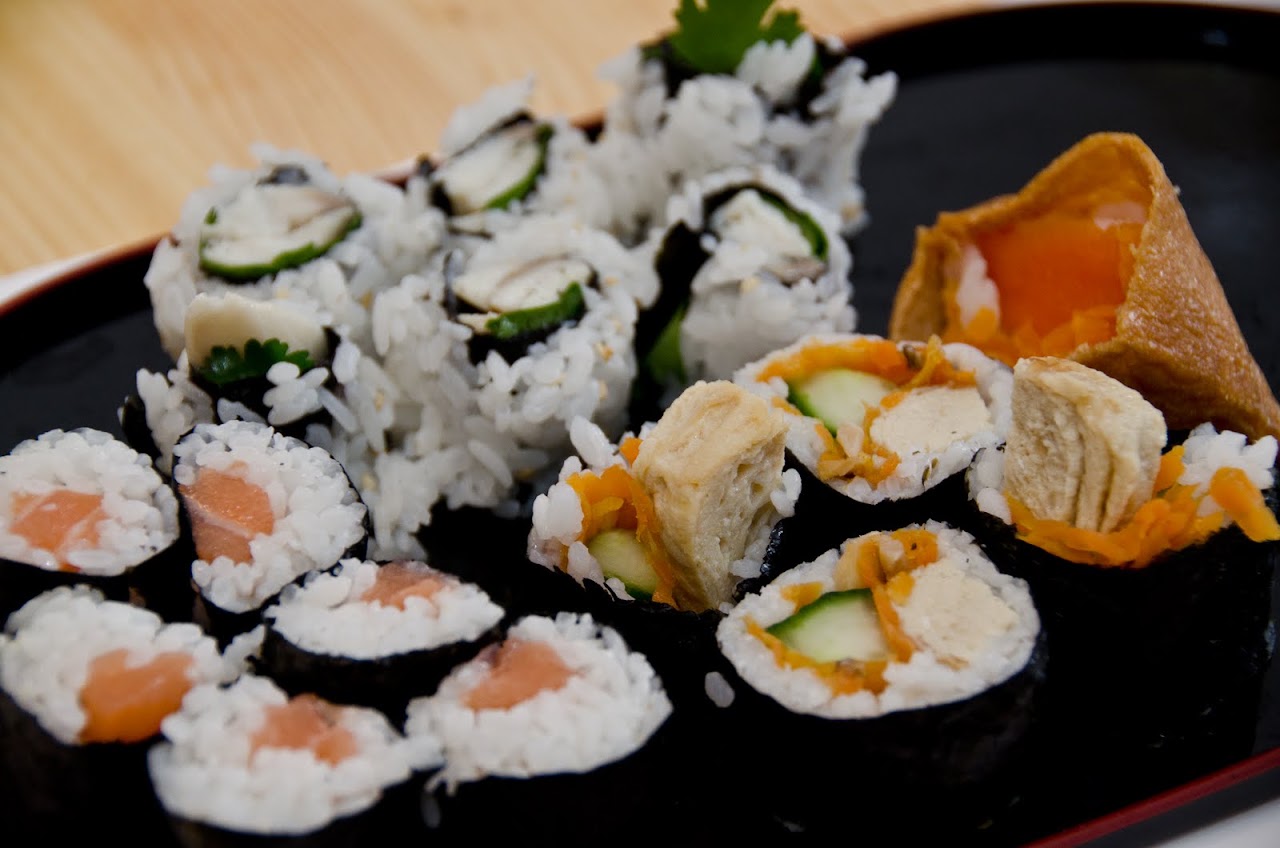 Patrick's sliced sushi