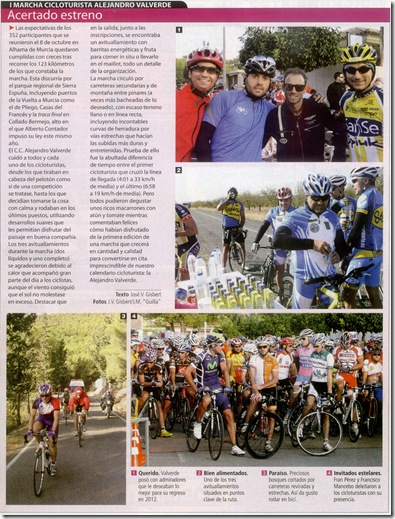 Ciclismo a fondo Marcha