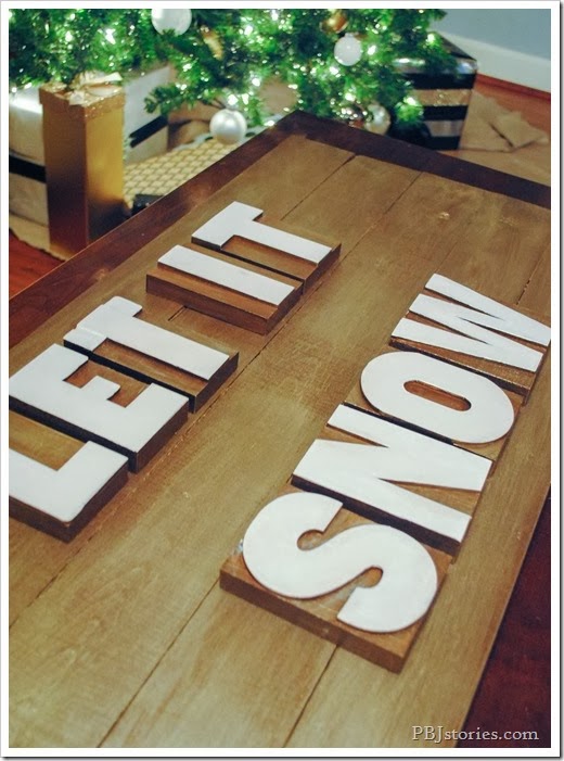 DIY Marquee Sign with metallic finish DIY Marquee Sign with metallic finish