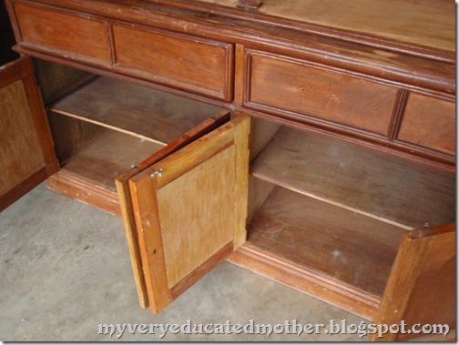 Creative remodel of Thrift Store Find china cabinet, hutch, thrift store find