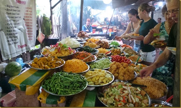 Luang Prabang-Rua gastronomica