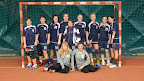 zleva: Jana Hercíková, Veronika Chaloupková, Monika Rohlíková, Anička Černíková ( ženy B), Evža Votínská ( ženy B), Renata Kuchtová, Sabina Zákorová, Monika Blažeková, Pavlína Andrlová, dole brankářky zleva :Hanka Štefanová, Petra Nohelová