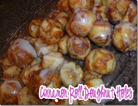 cinnamon roll doughnut holes