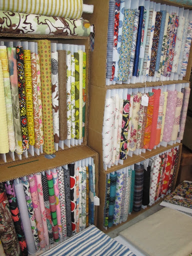 Vintage fabrics. The exciting part of the market is that there's just so much.
