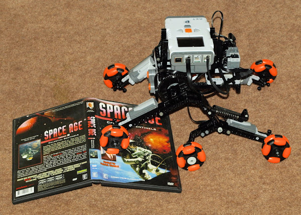The Mars Rotacaster Rover Rocker Bogie Suspension