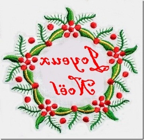 Noel wreath backwards Noel wreath backwards
