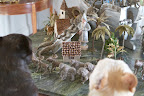 I remember this Noah's ark from last year.  Look at all the glittered animals walking two-by-two.
