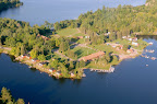 aerial view of Waterfalls Lodge
