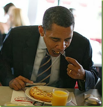 obama-eating-waffles