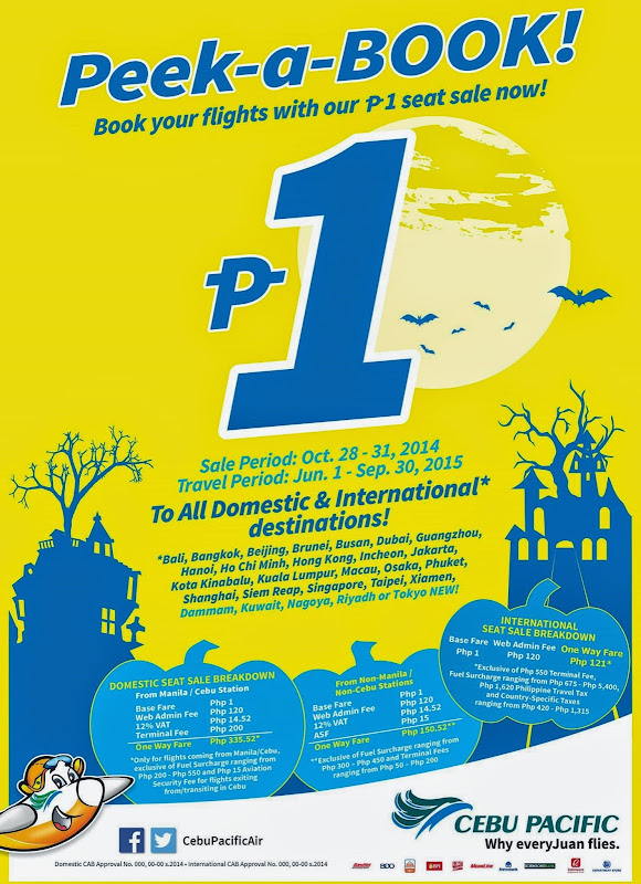 CebuPac Peek-a-Book Piso Fare Promo CebuPac Peek-a-Book Piso Fare Promo