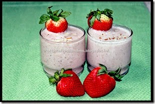 Strawberry Dates Oats Shake - IMG_1470