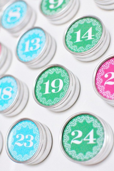 magnetic holiday advent calendar tutorial