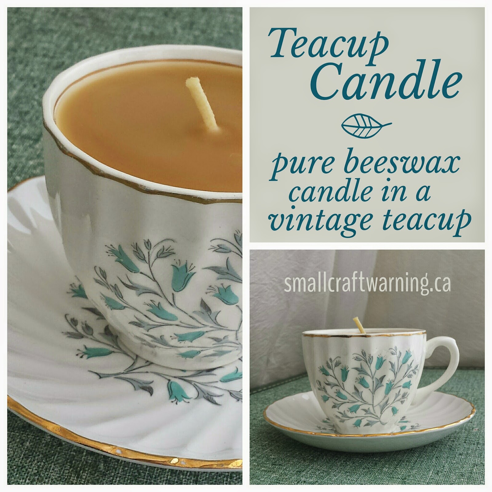 New! Teacup Candles small craft warning