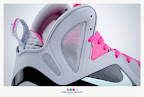 nike lebron 9 ps elite grey candy pink 9 21 sneakerbox LeBron 9 P.S. Elite Miami Vice Official Images & Release Date