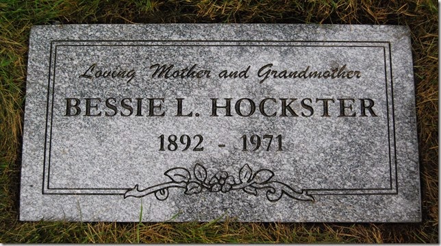 LINDSAY_Bessie married name HOCKSTER_headstone_GrandLawnCem_DetroitWayneMichigan