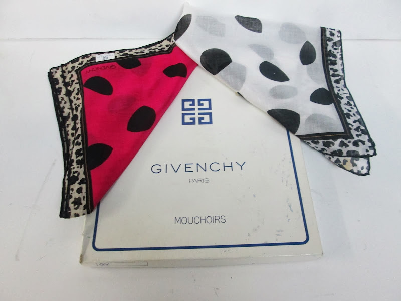 Givenchy Handkerchief  Pair
