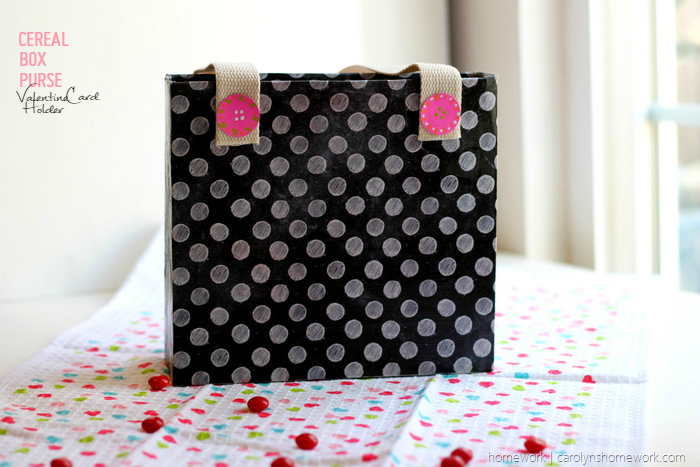 Cereal Box Purse  - Valentine's Day Child Tote via homework (3)