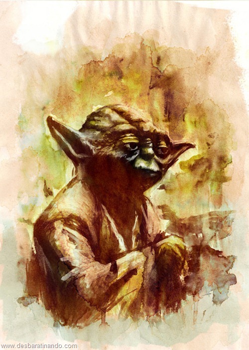 pinturas star wars aquarela desbaratinando (11) pinturas star wars aquarela desbaratinando (11)