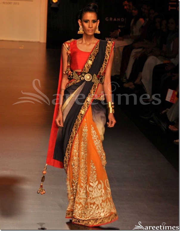 Vikram_Phadnis_Half_and_Half_Saree