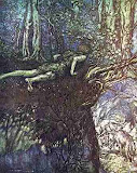 Young Siegfried Watches The Wolves