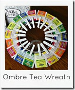 ombre tea wreath ombre tea wreath