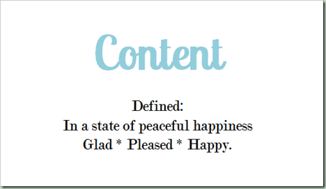 content