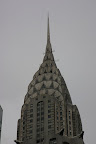 The top of the Chrysler Building