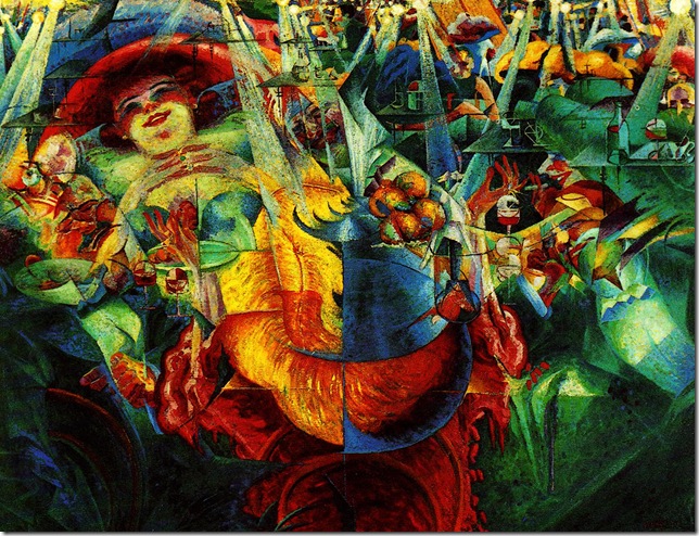 Umberto Boccioni_La Risata (Le Rire)_1912_ New York_Museum of Modern Art