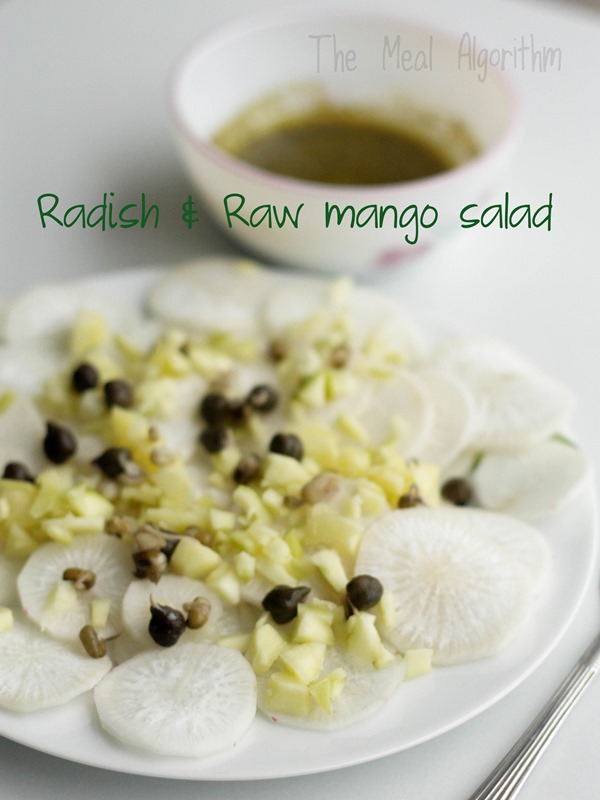 Radish & Raw Mango salad