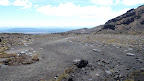 Abstieg vom Mt. Ngauruhoe (2287 m); Tongariro Northern Circuit, Tag 1.