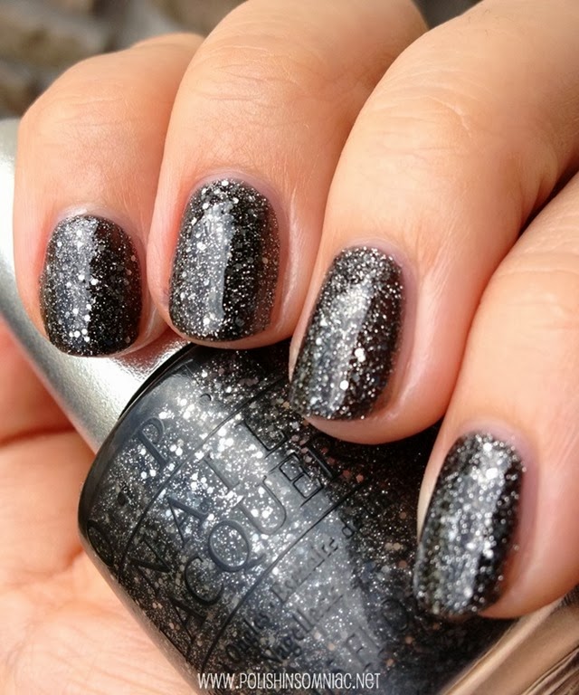 OPI DS Pewter with top coat