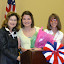 Barbara Goergen (President) with 2010 Scholarship recipient Allyson Coe, and Karen Adair-Murphy (Treasurer)
