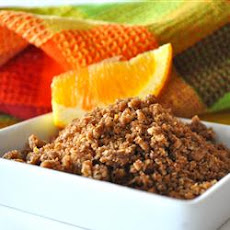 Orange Breakfast Crunch Topping