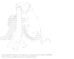 [AA]初音ミク 悩む （ボーカロイド）