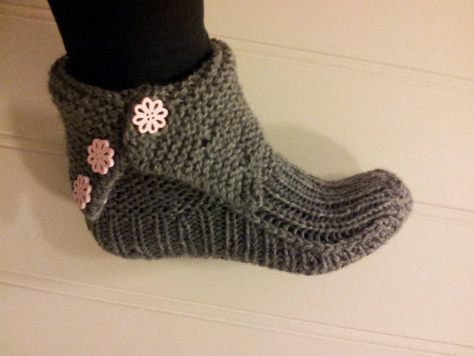 Grandma’S Knitted Slippers