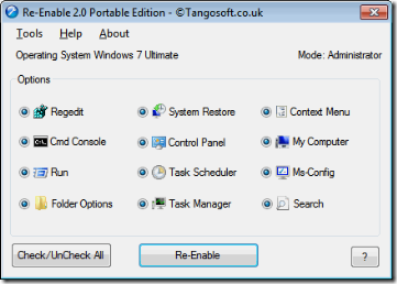 Re-Enable v2 - Portable
