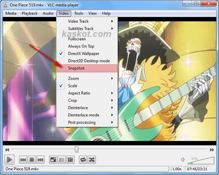Mengambil Screenshot Video dgn VideoLAN VLC