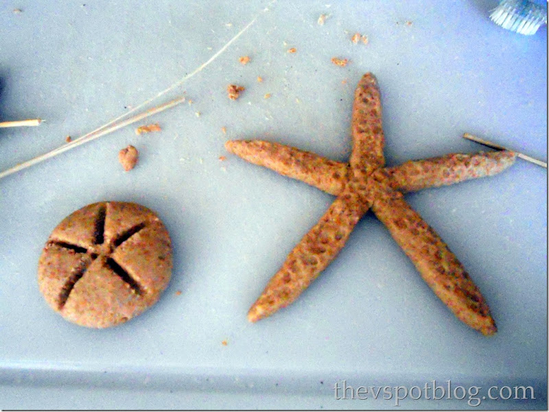 dough, starfish, faux, crafts