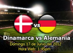 Dinamarca vs Alemania en VIVO online