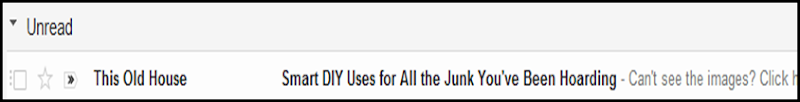 this old house - use junk email