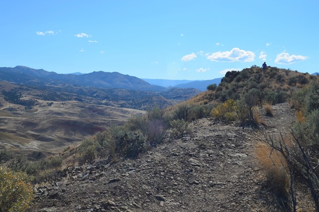 Carroll Rim Trail views Painted Hills John Day Fossil Beds