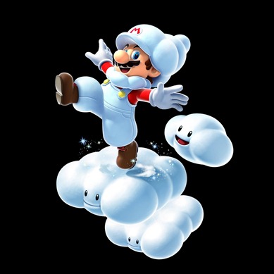 Mario en las nubes Mario en las nubes