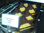 Triple Mousse Triangle Cakes