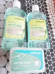 watsons mouthwash, watsons floss, bitsandtreats