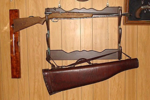 rifle gun case. 22-rifle amp; Leather Shot gun