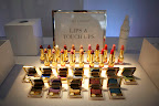 Estee Lauder makeup artists were on hand to perfect everyone's party makeup!