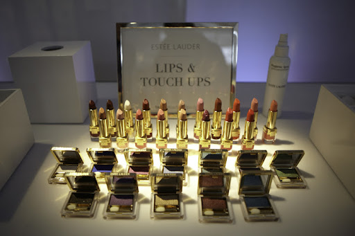 Estee Lauder makeup artists were on hand to perfect everyone's party makeup!