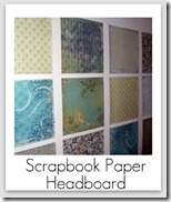 scrapbook headboard