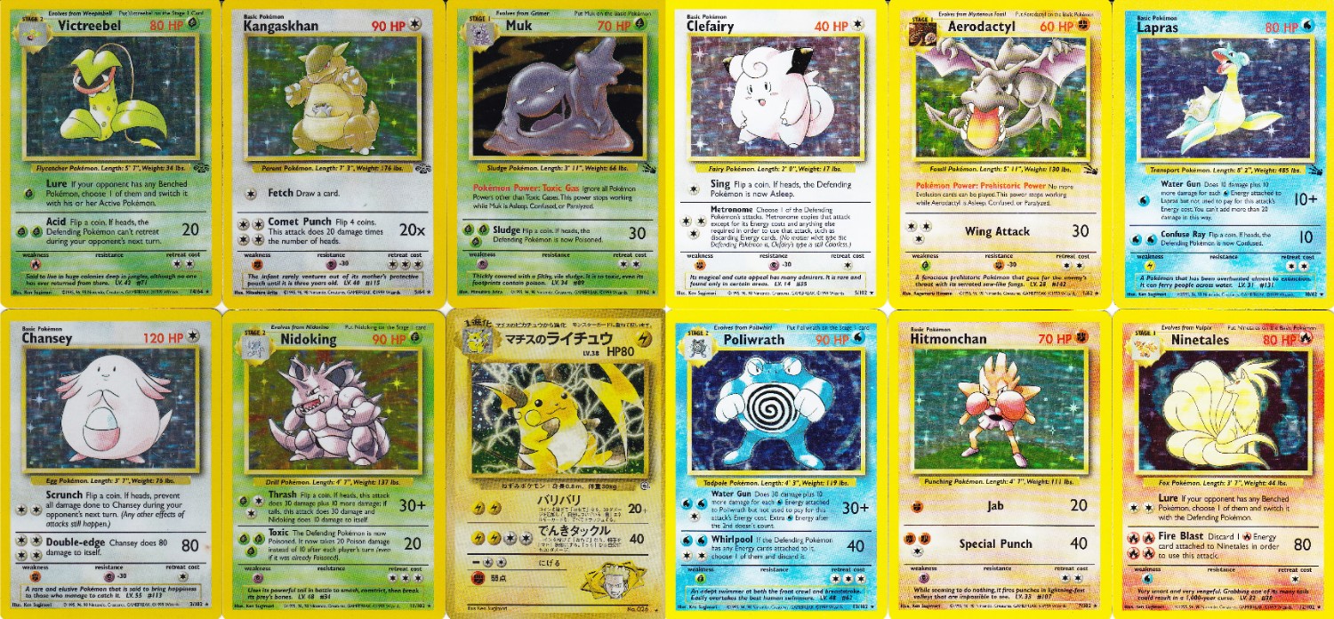 Pokemon Cards Show Different Aspirations And Weaknesses Given To A Set Of Different Identities Fm Pokemo Pokemon Trading Card Pokemon Cards Rare Pokemon Cards
