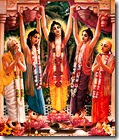 Lord Chaitanya and associates